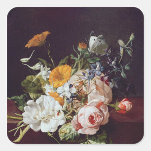 Vase der Blume, 1695 Quadratischer Aufkleber