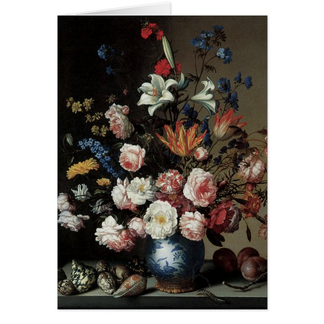 Vase der Blume durch ein Fenster, Balthasar van de (Vorne)