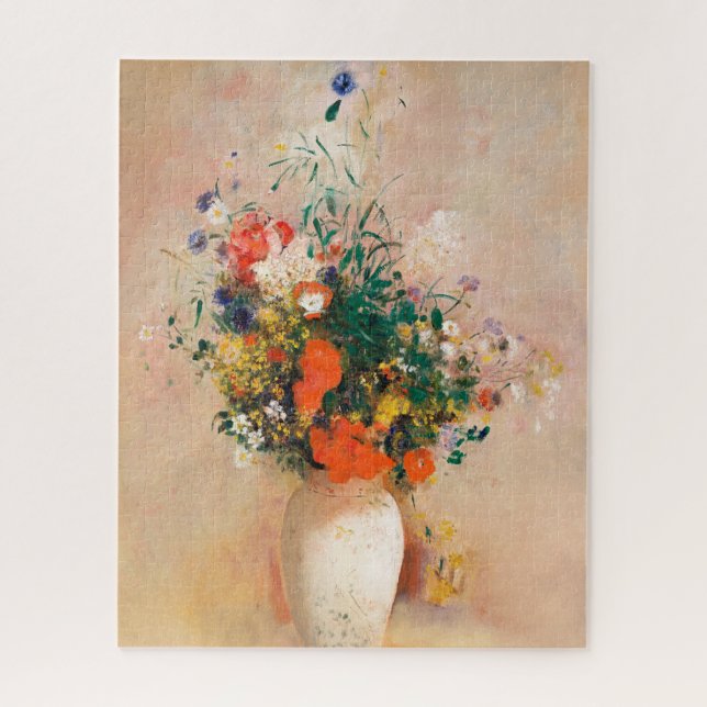Vase der Blume durch Redon Post-Impressionist (Vertikal)