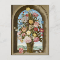 Vase der Blume in einem Fenster, c.1618