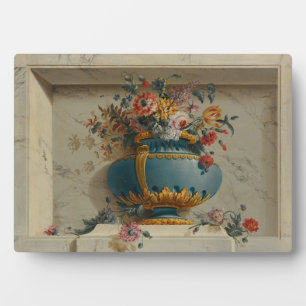 Vase der Blume in einer Nische Fotoplatte