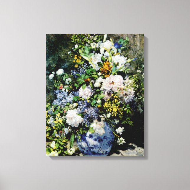 Vase der Blume Leinwanddruck (Vorderseite)