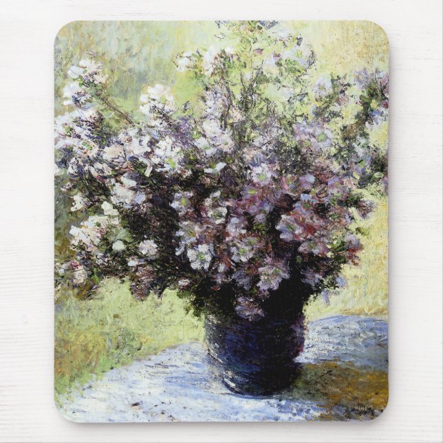 Vase der Blume Mousepad (Vorne)