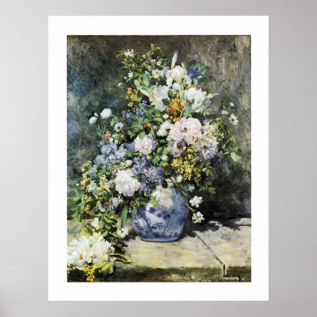 Vase der Blume Poster (Vorne)