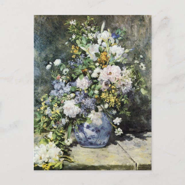 Vase der Blume Postkarte (Vorderseite)