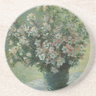 Vase der Blume von Claude Monet Getränkeuntersetzer