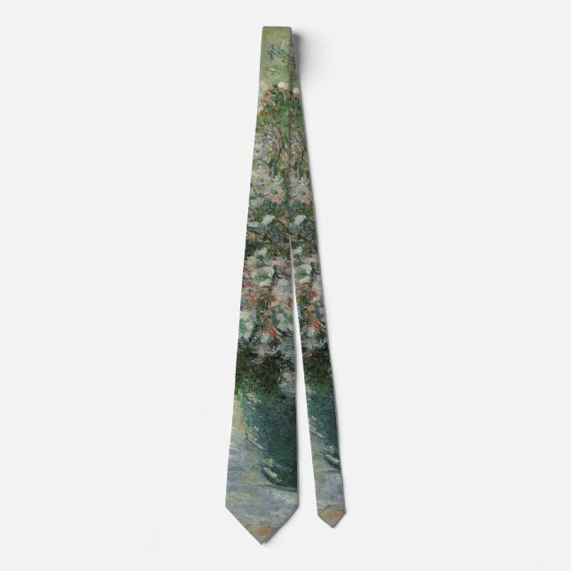 Vase der Blume von Claude Monet Krawatte (Vorderseite)