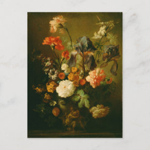 Vase der Blume von Jan van Huysum Postkarte