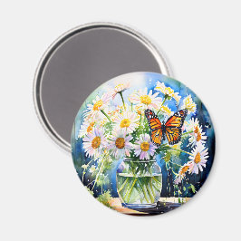 Vase der Hübschen Bläschen Magnet