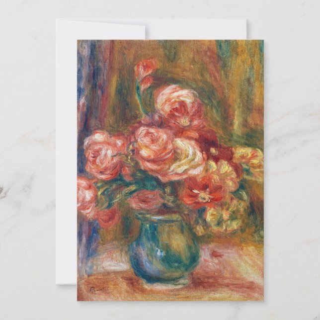 Vase der Rose | Renoir (Vorderseite)