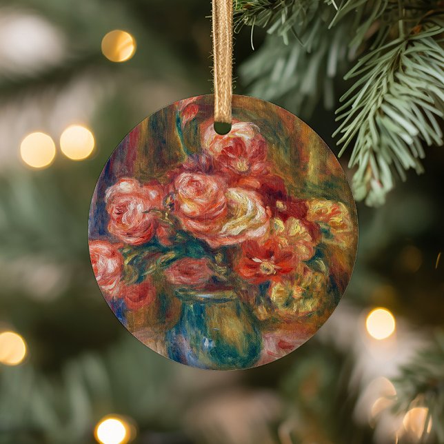 Vase der Rose | Renoir Keramik Ornament (Von Creator hochgeladen)