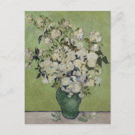 Vase der Rose von Vincent Van Gogh Postkarte