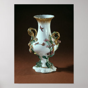 Vase Duplessis' avec décoration or