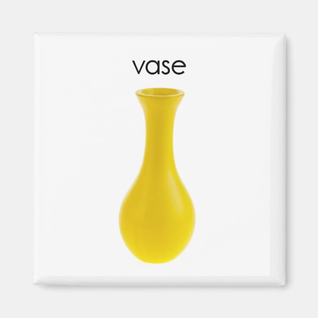 Vase Kühlschrank Magnet (Vorne)