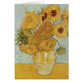 Vase mit 12 Sonnenblumen - Vincent Van Gogh (1888)