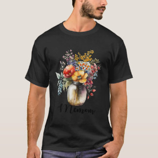 Vase Mit Blumen Memom T-Shirt