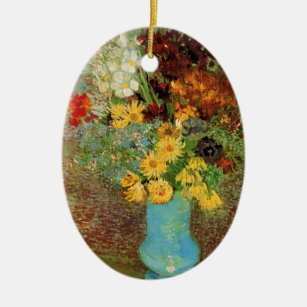 Vase mit Daisies und Anemones von Vincent van Gogh Keramik Ornament