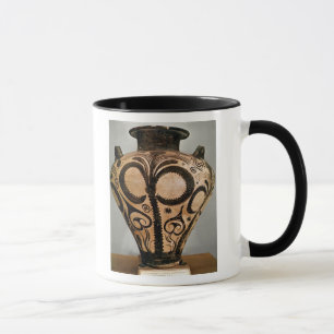 Vase mit einer Blumendekoration, von Mycenae Tasse