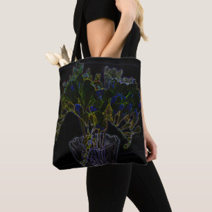 Vase mit Freesien Tasche