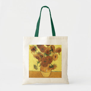 Vase mit fünfzehn Sonnenblumen Vincent van Goah Tragetasche