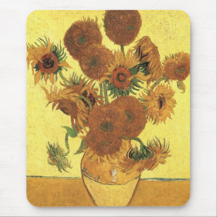 Vase mit fünfzehn Sonnenblumen,Vincent van Gogh Mousepad