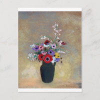 Vase mit gemischten Blume, Redon