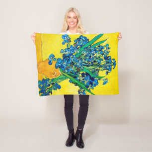 Vase mit Ire, Van Gogh Fleecedecke