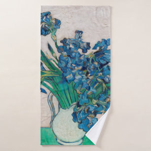 Vase mit Irisch, Van Gogh Badehandtuch