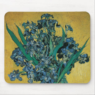 Vase mit Irises von Vincent van Gogh, Vintag Art Mousepad