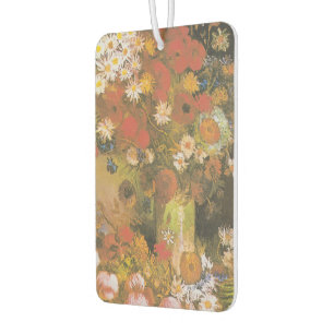 Vase mit Maisblumen und Pfefferkuchen, Bäuche und Autolufterfrischer