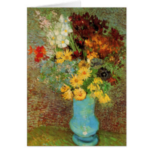 Vase mit Margeriten und Anemonen von Vincent van G