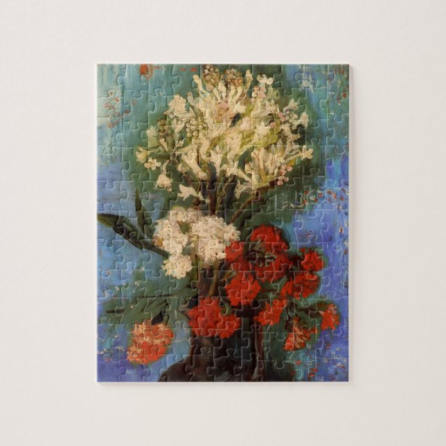 Vase mit Nelken von Vincent van Gogh (Vertikal)