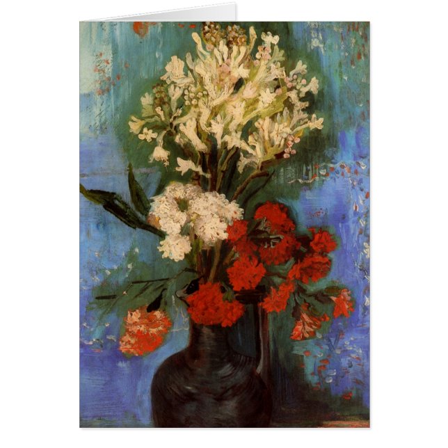 Vase mit Nelken von Vincent van Gogh (Vorne)