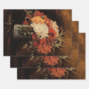 Vase mit Nelken von Vincent van Gogh Geschenkpapier Set