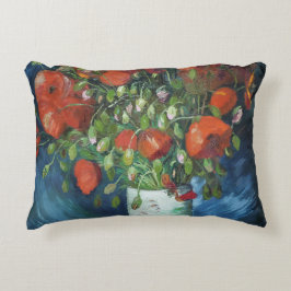 Vase mit Red Poppies Vincent van Gogh Dekokissen