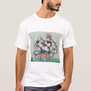 Vase mit rosa Rosen, Van Gogh T-Shirt