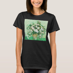 Vase mit rosa Rosen, Vincent Van Gogh T-Shirt