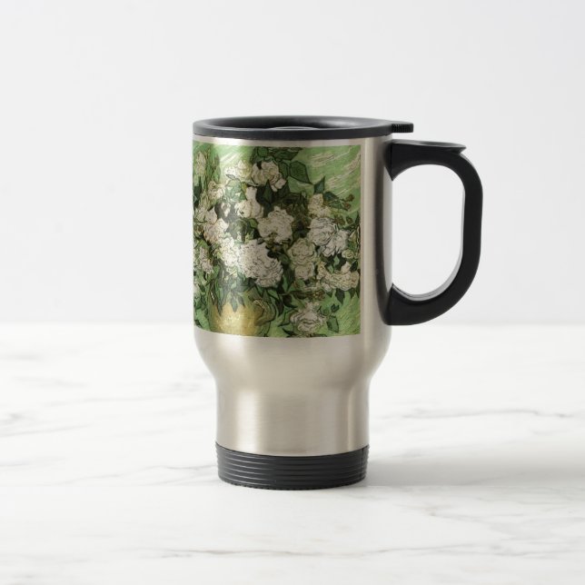 Vase mit Rose - Van Gogh Reisebecher (Rechts)
