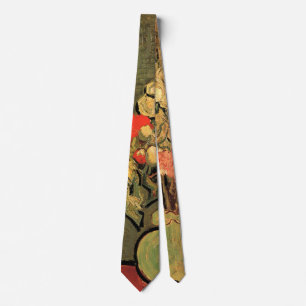 Vase mit Rosen-Mallows von Vincent van Gogh Krawatte