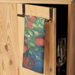 Vase mit roten Mohnblumen Vincent van Gogh Geschirrtuch
