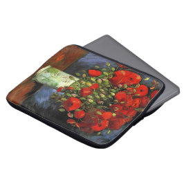 Vase mit Roten Papieren von Vincent van Gogh. Laptopschutzhülle
