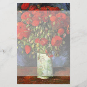 Vase mit roten Pflücken von Vincent van Gogh