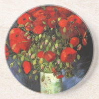 Vase mit roten Pflücken von Vincent van Gogh
