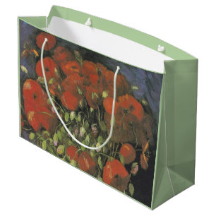 Vase mit roten Pflücken von Vincent van Gogh Große Geschenktüte