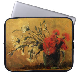 Vase mit roten und weißen Nelken, Van Gogh Laptopschutzhülle