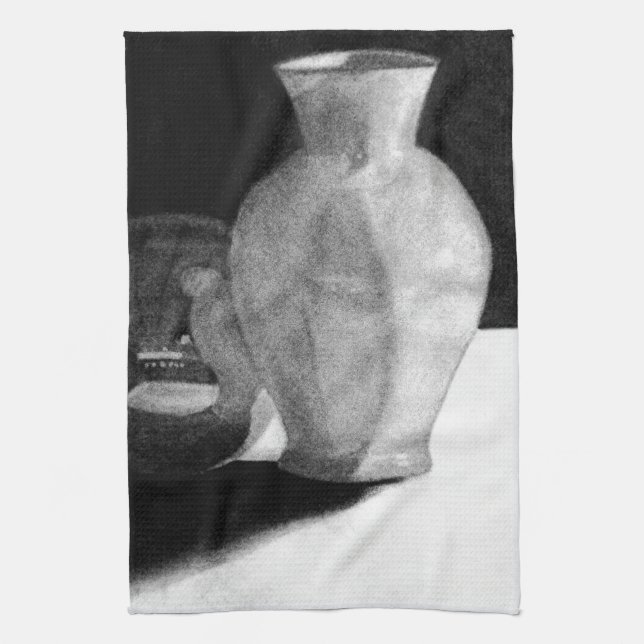 Vase mit Sphere Handtuch (Vertikal)