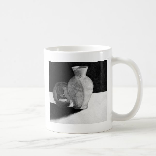 Vase mit Sphere Kaffeetasse (Rechts)