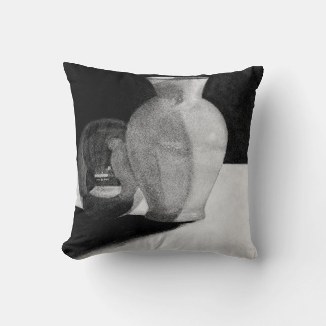 Vase mit Sphere Kissen (Vorderseite)