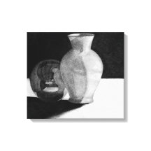 Vase mit Sphere