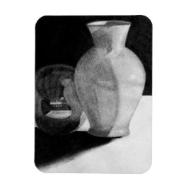 Vase mit Sphere Magnet